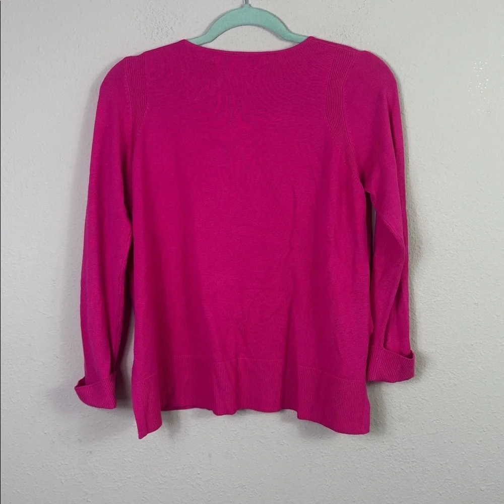Gretchen Scott Hot Pink Sweater size small